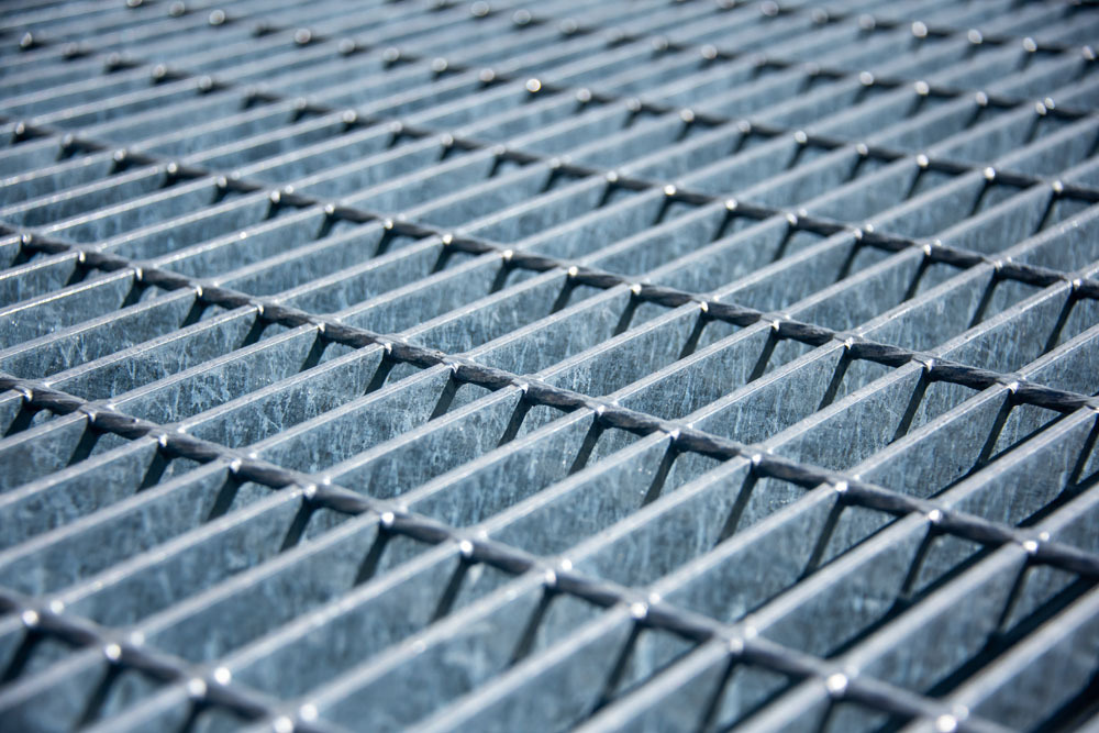 Steel grating packaging and shipping
